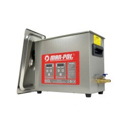 Ultrazvuková čistička 180 W, 6,5 l, nehrdzavejúca oceľ - MAR-POL