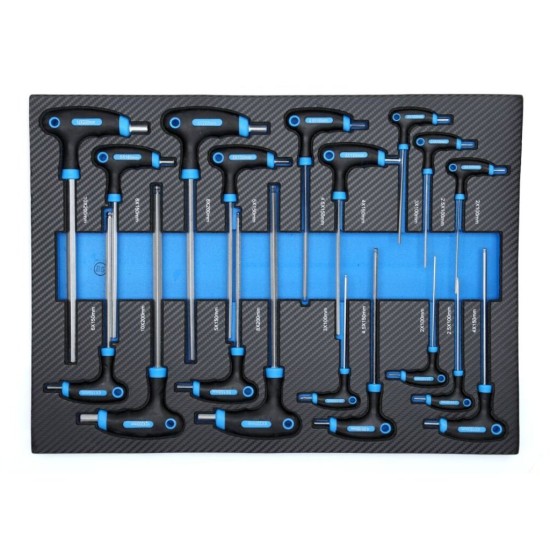 Dielenská mobilná skrinka, 7 zásuviek, sada náradia 251ks TAGRED