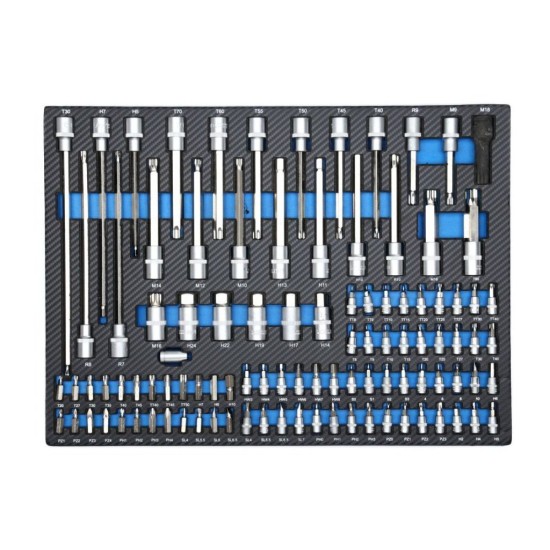 Dielenská mobilná skrinka, 7 zásuviek, sada náradia 251ks TAGRED