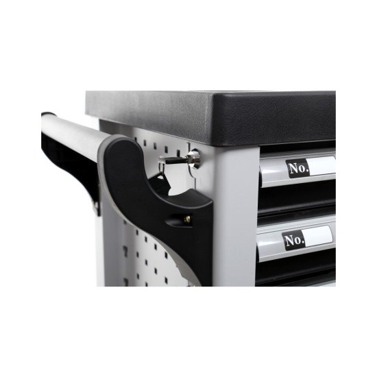 Dielenská mobilná skrinka, 7 zásuviek, sada náradia 251ks TAGRED