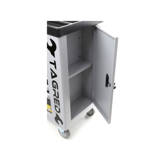 Dielenská mobilná skrinka, 7 zásuviek, sada náradia 251ks TAGRED