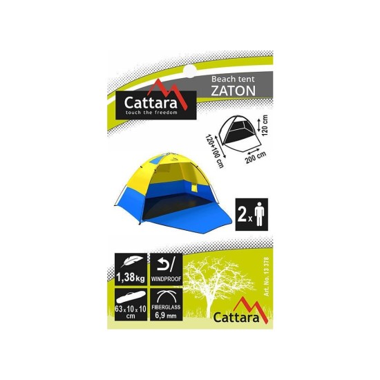 Plážový stan ZATON 200x120x120cm CATTARA Plážový stan ZATON 200x120x120cm CATTARA
