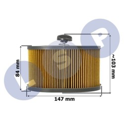 Vzduchový filter pre pílu na betón PARTNER, HUSQVARNA