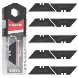 Lichobežníkové čepele 60x19x0,6mm, SK2H, 10ks TVARDY Lichobežníkové čepele 60x19x0,6mm, SK2H, 10ks TVARDY