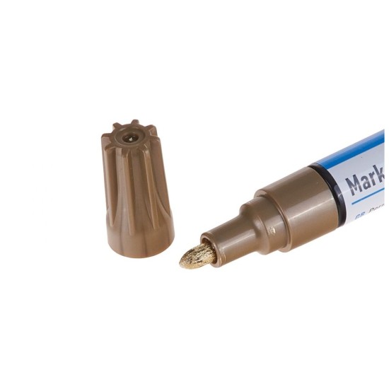Permanentný olejový popisovač, zlatý GEKO Permanentný olejový popisovač, zlatý GEKO