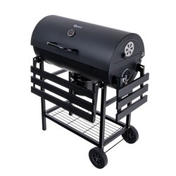 Gril na drevené uhlie, s roštom 70x35cm, teplomer, veko a police GEKO Gril na drevené uhlie, s roštom 70x35cm, teplomer, veko a police GEKO