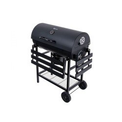 Gril na drevené uhlie, s roštom 70x35cm, teplomer, veko a police GEKO Gril na drevené uhlie, s roštom 70x35cm, teplomer, veko a police GEKO