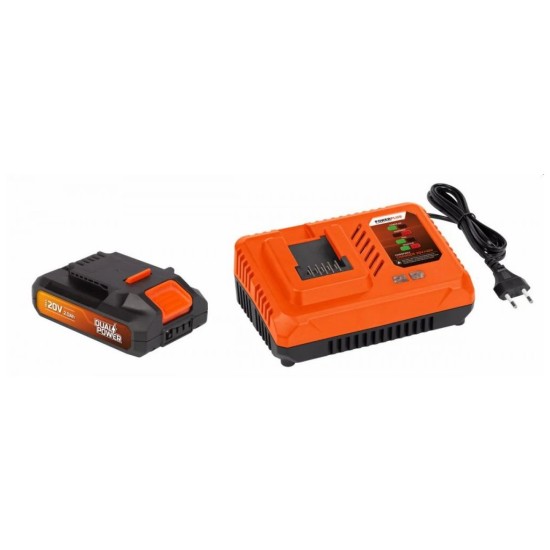 Akumulátorová kosačka POWDPG75561, 20V Li-Ion, 340mm, SET POWERPLUS Akumulátorová kosačka POWDPG75561, 20V Li-Ion, 340mm, SET POWERPLUS