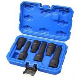 Nástrčná hlava 1/2" XZN(drážka) M14, M16, M18, sada 6ks MAR-POL Nástrčná hlava 1/2" XZN(drážka) M14, M16, M18, sada 6ks MAR-POL