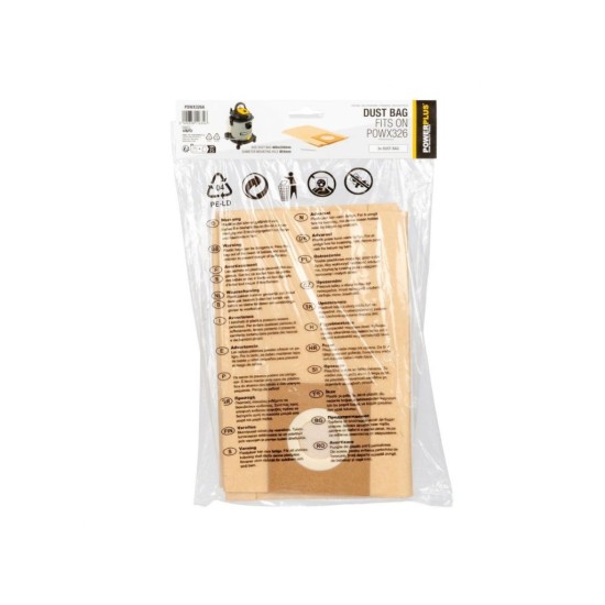 Vrecká do vysávača POWX326, 3ks POWERPLUS Vrecká do vysávača POWX326, 3ks POWERPLUS