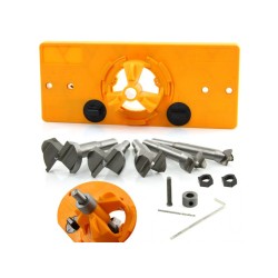 Šablóna na vŕtanie otvorov pre závesy dverí, 15-35mm MAR-POL Šablóna na vŕtanie otvorov pre závesy dverí, 15-35mm MAR-POL