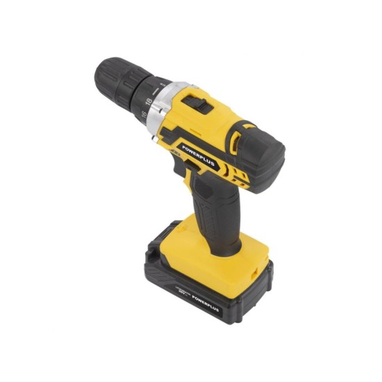 Akumulátorový skrutkovač/vŕtačka POWX00422, 2xbat Li-Ion 20V POWERPLUS