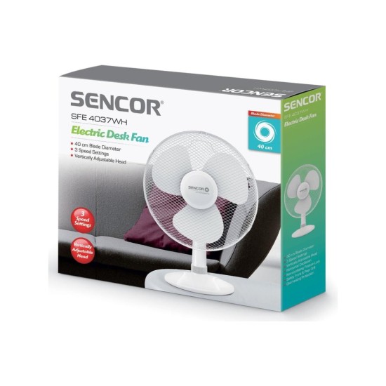 SFE 4037WH-EUE3 stolný ventilátor SENCOR SFE 4037WH-EUE3 stolný ventilátor SENCOR