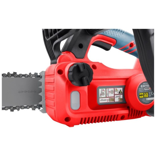 Reťazová píla SHARE20V, BEZUHLÍKOVÁ, 30cm, 2Ah EXTOL PREMIUM
