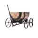 Kvetináč Woodeff Whisky Barrel Wagon, 41,5x29x19cm