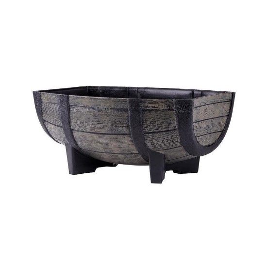 Kvetináč Woodeff prírodný sud, 40x30x18cm Kvetináč Woodeff prírodný sud, 40x30x18cm