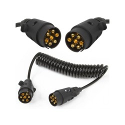 Predlžovací kábel 3 m, 7 pólov, samec na samicu - MAR-POL Predlžovací kábel 3 m, 7 pólov, samec na samicu - MAR-POL