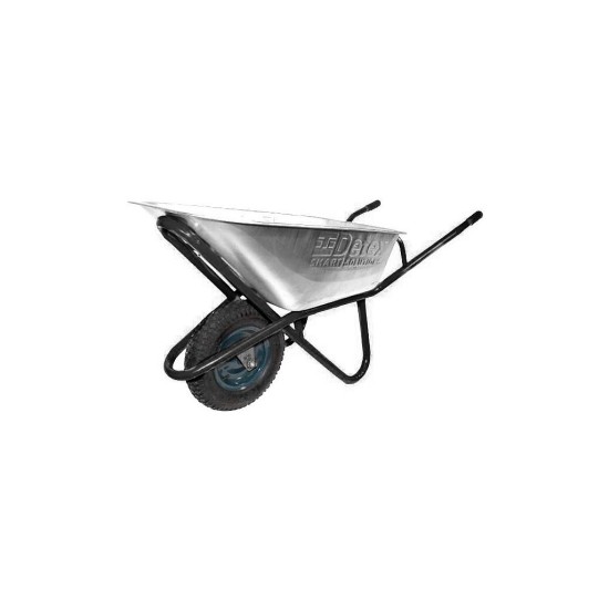 Kolečko Detex D3, 100l korba Zn, nafukovací, 350-8, 200kg, kuličkové ložisko