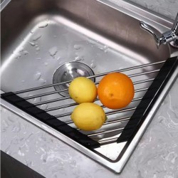 Skládací odkapávač na nádobí do dřezu Skládací odkapávač na nádobí do dřezu