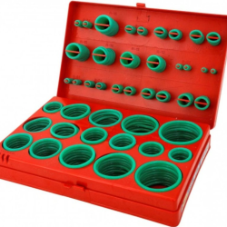 Sada gumových tesniacich krúžkov, pre spoje klimatizácie, 419 ks