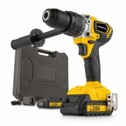 POWX00530 Akumulátorový skrutkovač / vŕtačka s príklepom bezuhlíkový 20V, 120Nm, 2BAT, POWERPLUS POWX00530 Akumulátorový skrutkovač / vŕtačka s príklepom bezuhlíkový 20V, 120Nm, 2BAT, POWERPLUS