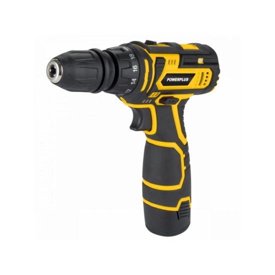 POWX00442 Akumulátorový skrutkovač/vŕtačka 12V, LI-ION POWERPLUS