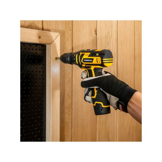 POWX00442 Akumulátorový skrutkovač/vŕtačka 12V, LI-ION POWERPLUS