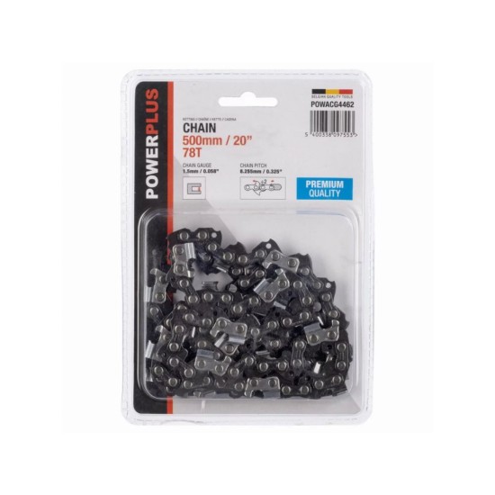 POWACG4462 Pilový řetěz 20" (500mm), 78T PREMIUM POWERPLUS