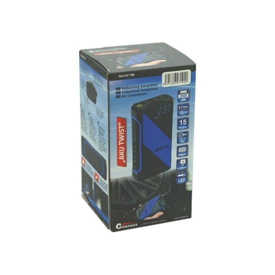 AKU TWIST 2000mAh COMPASS kompresor AKU TWIST 2000mAh COMPASS kompresor