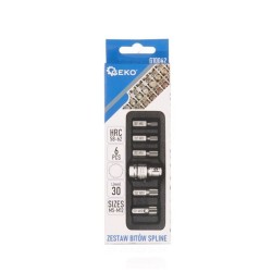 XZN M5-M12 nástrčná hlavica, 1/2" adaptér, sada 6ks GEKO XZN M5-M12 nástrčná hlavica, 1/2" adaptér, sada 6ks GEKO