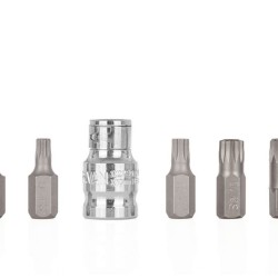 XZN M5-M12 nástrčná hlavica, 1/2" adaptér, sada 6ks GEKO XZN M5-M12 nástrčná hlavica, 1/2" adaptér, sada 6ks GEKO