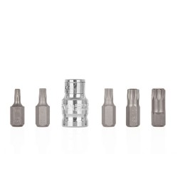 XZN M5-M12 nástrčná hlavica, 1/2" adaptér, sada 6ks GEKO XZN M5-M12 nástrčná hlavica, 1/2" adaptér, sada 6ks GEKO