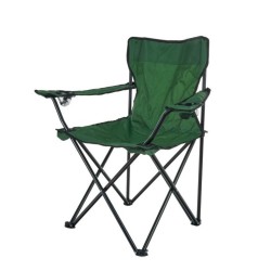 Kempingová stolička skladacia, zelená KELTIN