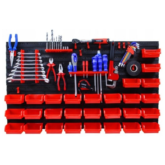 Závesný organizér/držiak 95x54,5cm, sada 46ks MAR-POL Závesný organizér/držiak 95x54,5cm, sada 46ks MAR-POL