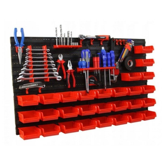 Závesný organizér/držiak 95x54,5cm, sada 46ks MAR-POL Závesný organizér/držiak 95x54,5cm, sada 46ks MAR-POL