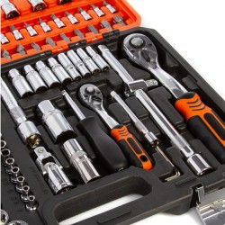 Sada nástrčných súprav 108ks, 1/4", 1/2" BJC