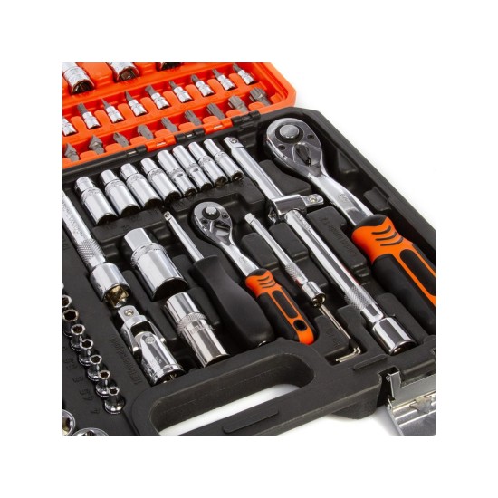 Sada nástrčných súprav 108ks, 1/4", 1/2" BJC Sada nástrčných súprav 108ks, 1/4", 1/2" BJC