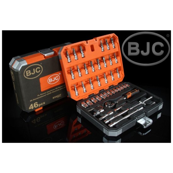 Sada nástrčných súprav 46ks, 1/4" BJC Sada nástrčných súprav 46ks, 1/4" BJC