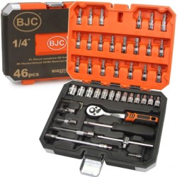 Sada nástrčných súprav 46ks, 1/4" BJC Sada nástrčných súprav 46ks, 1/4" BJC
