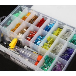 Automobilové poistky s testerom, sada 310ks MAR-POL