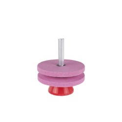 Brúska na nože záhradnej kosačky, 2 x 53 mm, šesťhranná GEKO