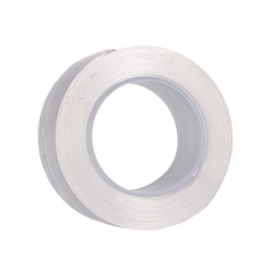 Nano obojstranná lepiaca páska 24 mm x 2 m, opakovane použiteľná, priehľadná KELTIN Nano obojstranná lepiaca páska 24 mm x 2 m, opakovane použiteľná, priehľadná KELTIN
