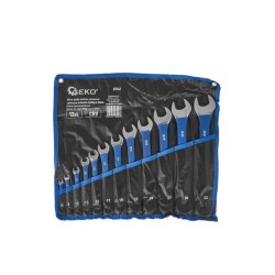 Kľúče 6 - 32 mm, s pogumovanou rukoväťou, sada 12 ks GEKO