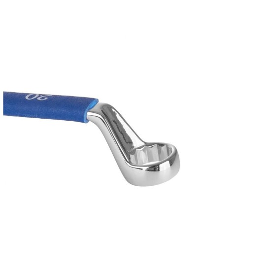 Prstencové kľúče 6 - 32 mm, obojstranné, s pogumovanou rukoväťou, sada 12 ks GEKO Prstencové kľúče 6 - 32 mm, obojstranné, s pogumovanou rukoväťou, sada 12 ks GEKO