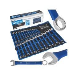 Kľúče 6 - 32 mm, s pogumovanou rukoväťou, sada 25 ks GEKO