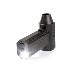 Batériový mini turbo ventilátor s LED baterkou. MAR-POL