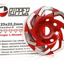 Diamantový brúsny kotúč na betón 125 mm, 22,2 mm SINGLE-L RIPPER Diamantový brúsny kotúč na betón 125 mm, 22,2 mm SINGLE-L RIPPER
