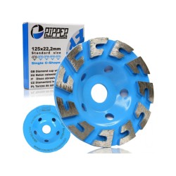 Diamantový brúsny kotúč na betón 125 mm, 22,2 mm SINGLE-C RIPPER Diamantový brúsny kotúč na betón 125 mm, 22,2 mm SINGLE-C RIPPER