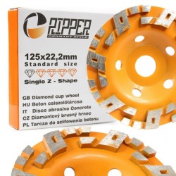 Diamantový brúsny kotúč na betón 125 mm, 22,2 mm SINGLE-Z RIPPER Diamantový brúsny kotúč na betón 125 mm, 22,2 mm SINGLE-Z RIPPER