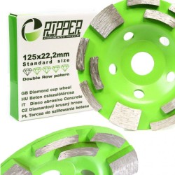 Diamantový brúsny kotúč na betón 125 mm, 22,2 mm DVOJRADOVÝ ROZRÝVAČ Diamantový brúsny kotúč na betón 125 mm, 22,2 mm DVOJRADOVÝ ROZRÝVAČ